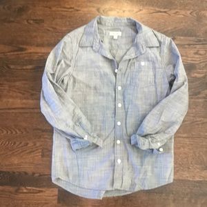 Grey boys button down